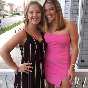 Hot Pink Tight Dress